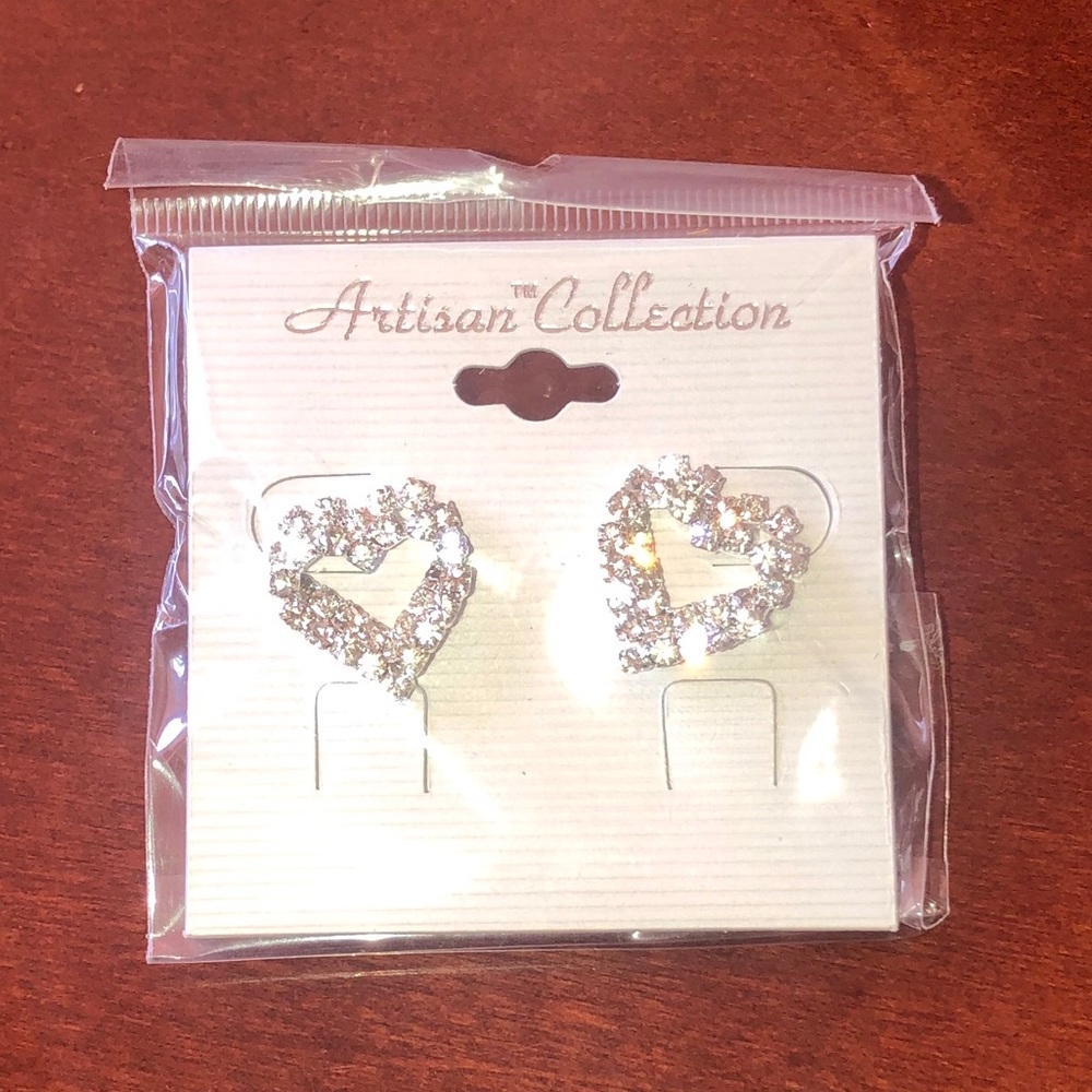 Layered-Heart Earrings